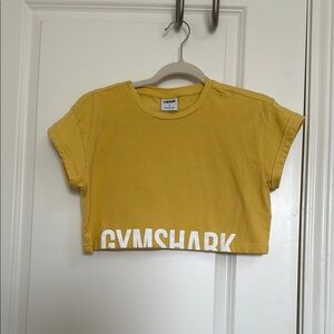 Gymshark Mustard Crop Tee